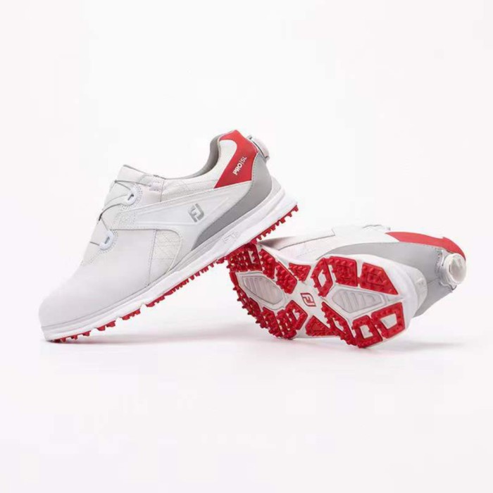 Sepatu Golf pria Pro SL Golf shoes boa red FJ