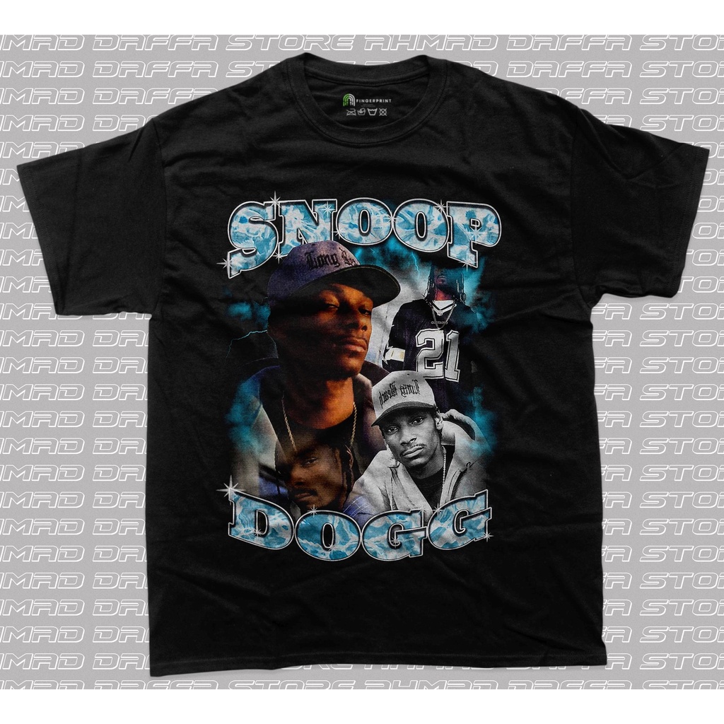 VINTAGE - Snoop Dogg T-Shirt - Baju - Kaos 2 - Cotton Combed  24s