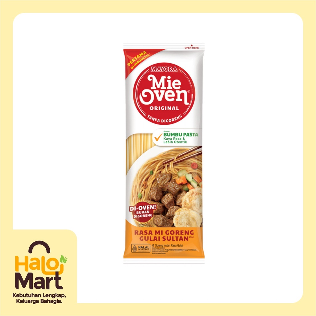 

MIE OVEN MI GORENG GULAI SULTAN 76 GR
