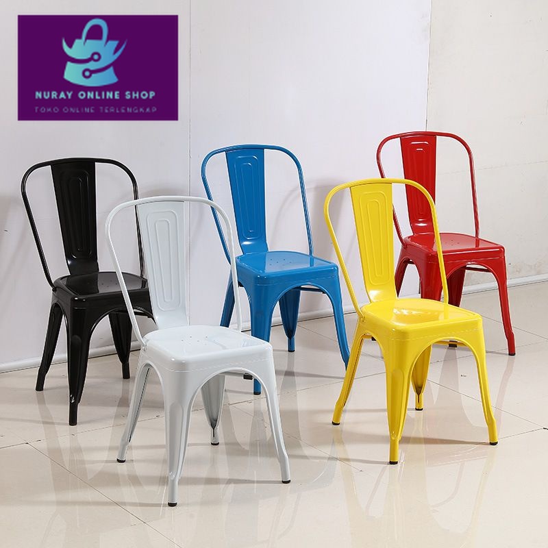 - Furnibest Kursi Cafe Besi Kursi Tolix Kursi Makan