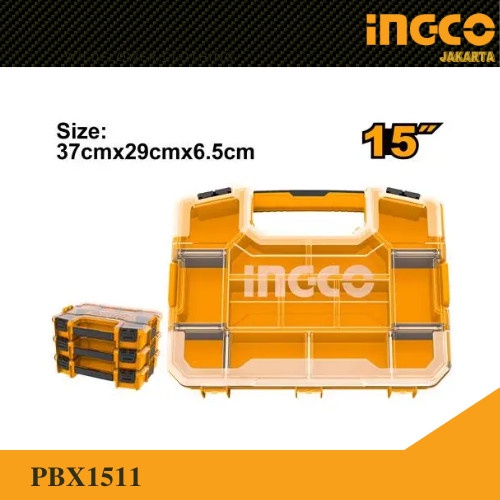 Kotak Perkakas Kecil Mur Baut Mini Small Tool Box (37cm) INGCO PBX1511