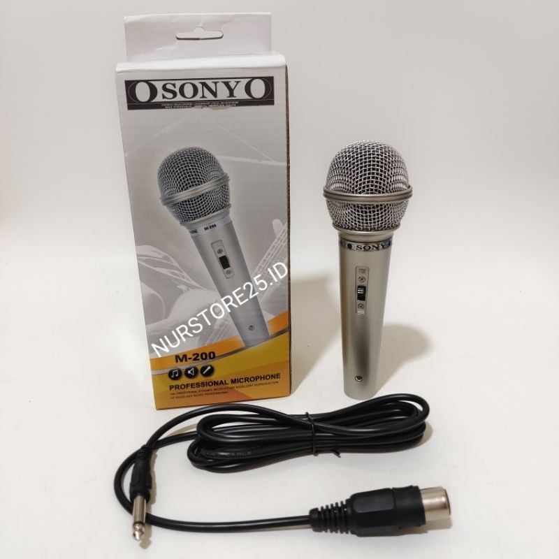 MIC SONY/MICROPHONE KABEL SONY/MIC SONY M-200/N-200 MIC KABEL KARAOKE/MIC KABEL X-BASS/MIC SALON AKT