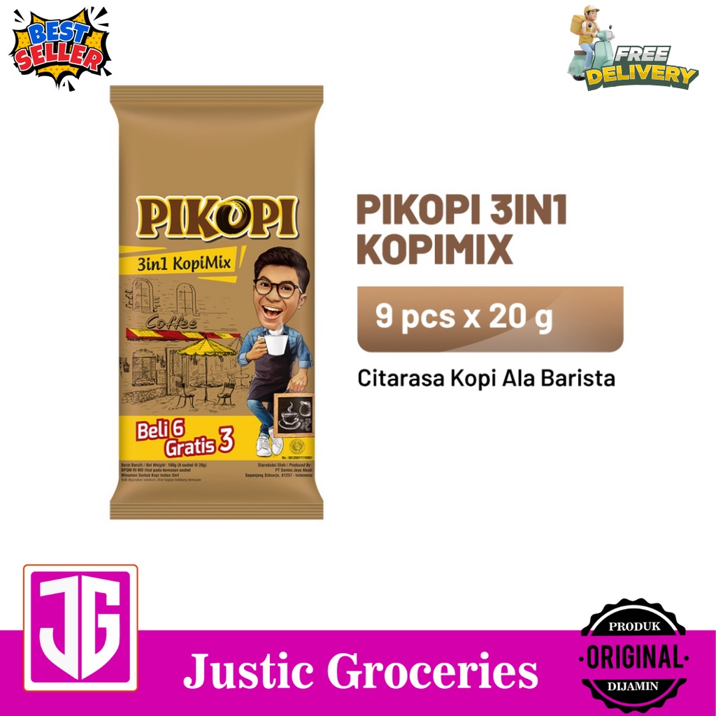 

PIKOPI Kopi Mix 1 Pack (9 x 20 gr)