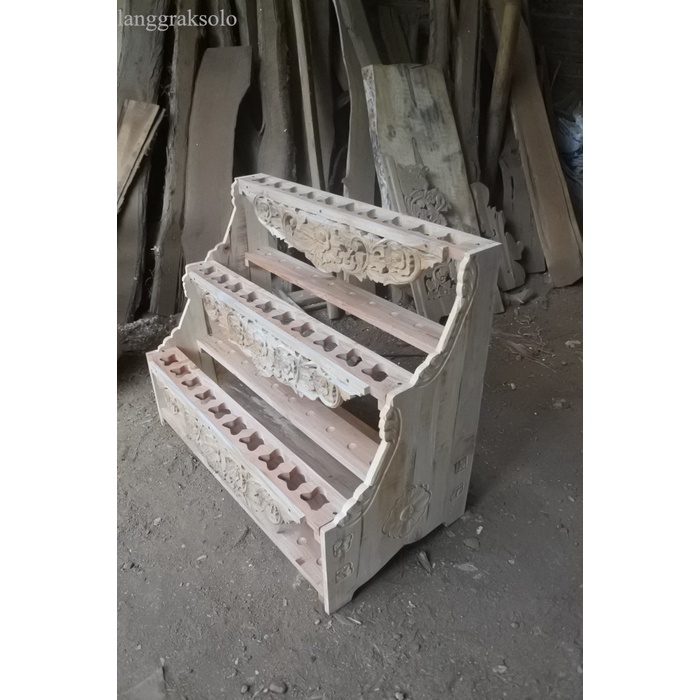 

termurah jagrak keris ukir isi 30 hrg pengrajin WKP