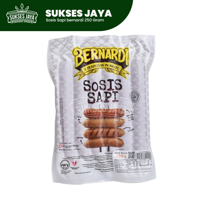 

Sosis Sapi Bernadi 250 Gram