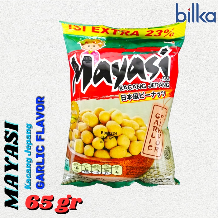 

MAYASI Kacang Jepang Rasa Bawang 65gr