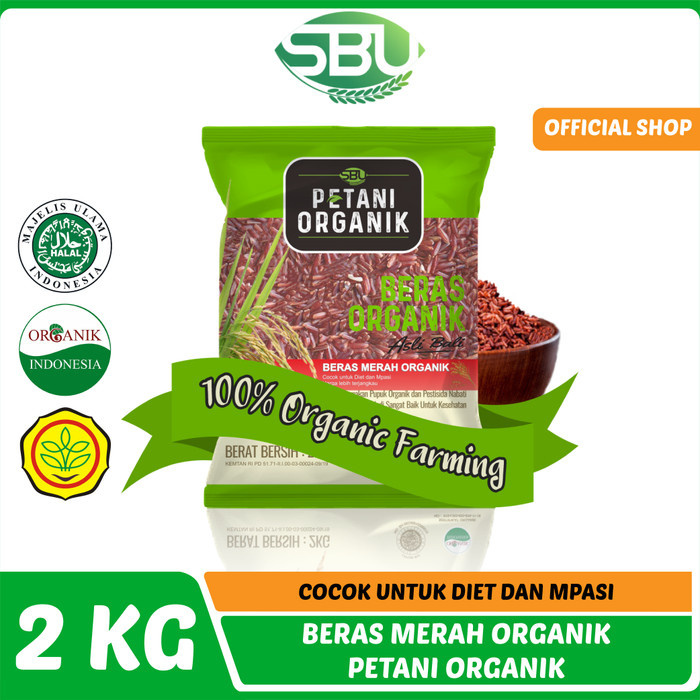 

Ready Beras Merah Petani Organik 2kg / Cocok Untuk Diet dan Mpasi