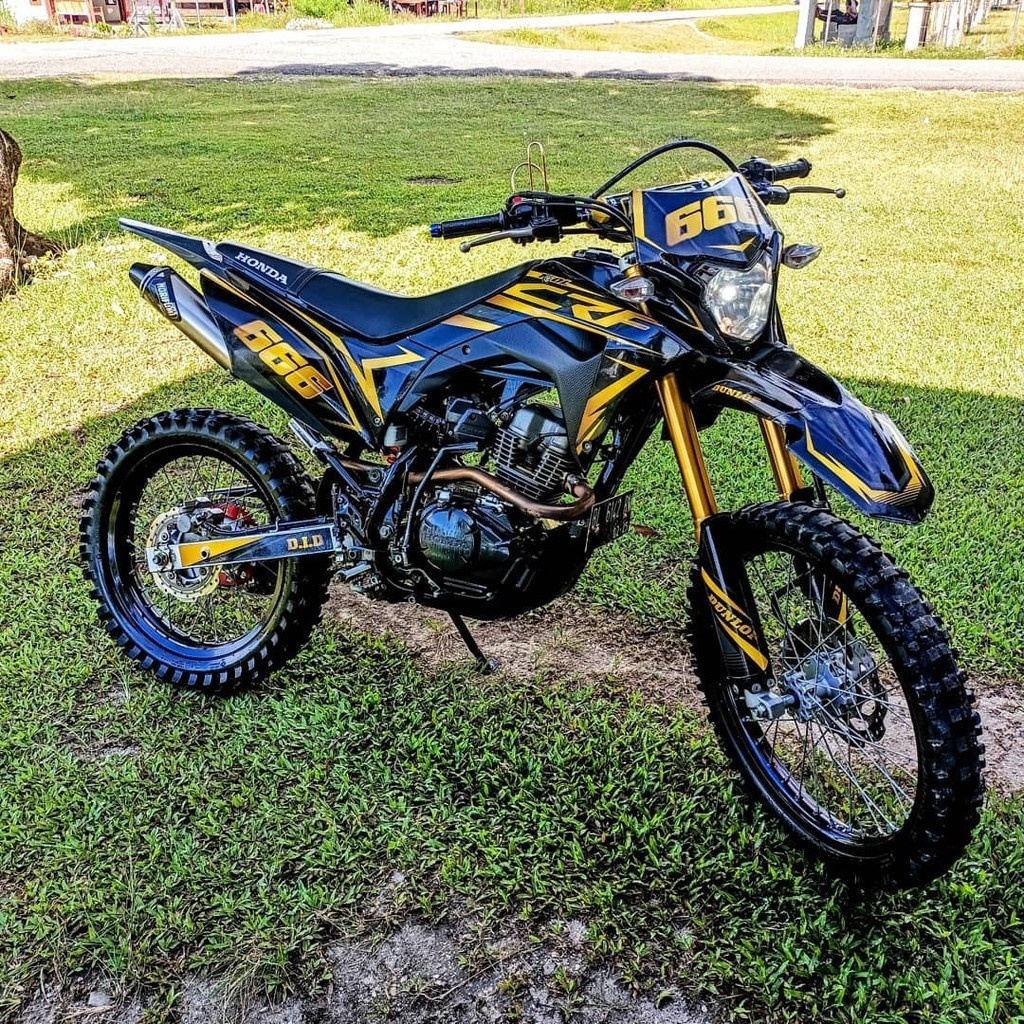 decal crf 150L gold full custom doff/glosyy