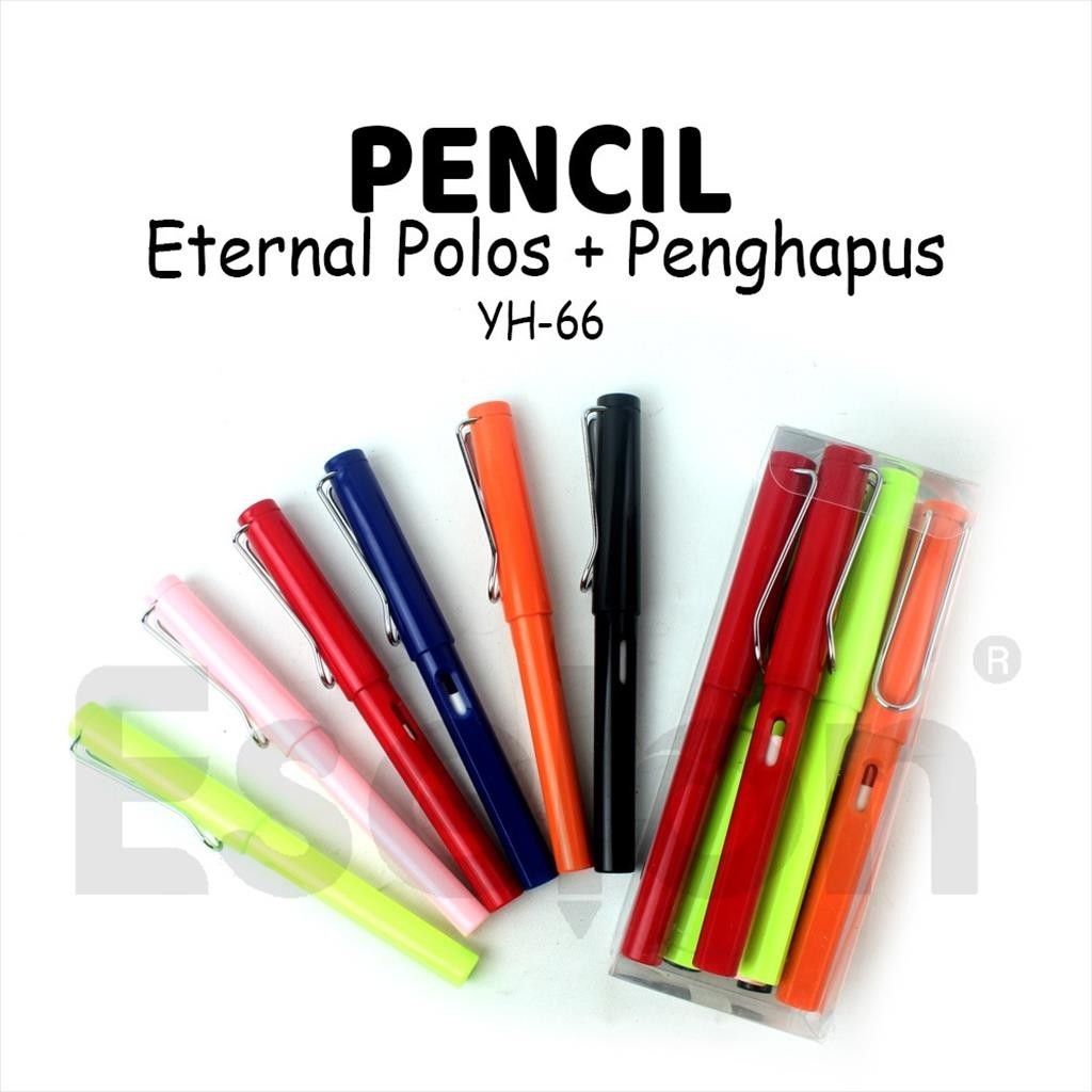 

[MaxMart] 1buah Pensil ETERNAL YH-66 +Penghapus/ Pensil Abadi Tanpa Diraut YH-66