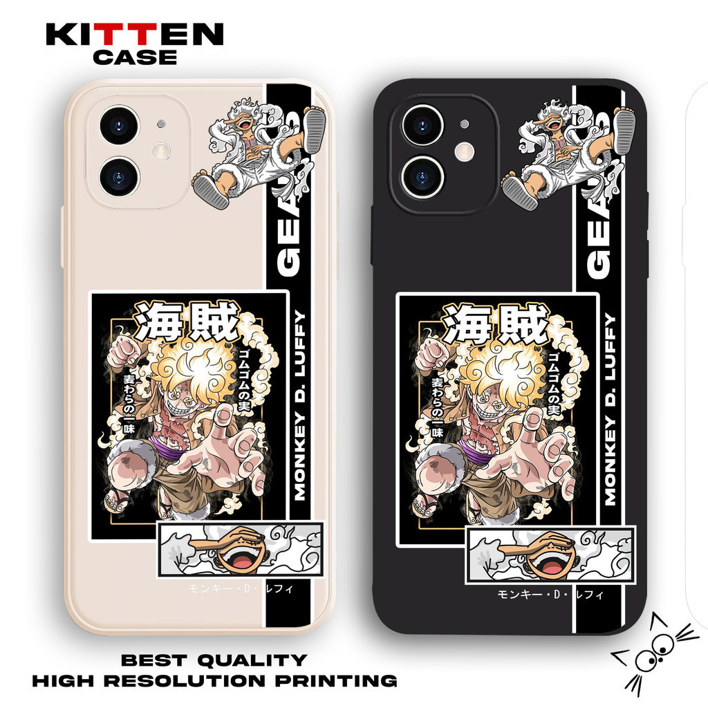 Case Oppo A5S A17 A18 A57 A15 A16 A12 A38 A54 A55 A58 A78 RENO5 RENO8T RENO7 KT410 One Piece Monkey 