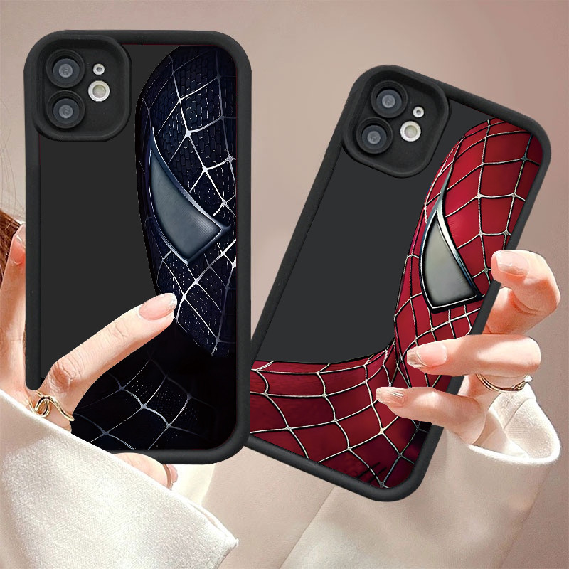 Marvel Casing Xiaomi Redmi 12C 10C 9C 12 10 9 10A 9A 9 Prime POCO C55 2024 Spider-Man Ponsel Silikon