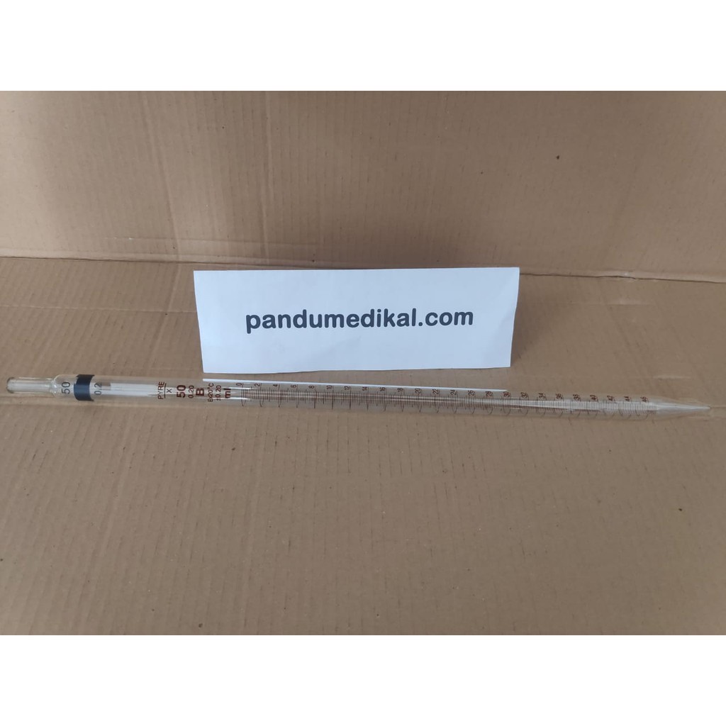 Pipet ukur 50 ml Pyrex