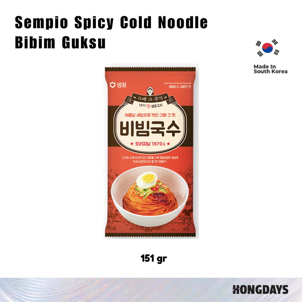 

Sempio Spicy Cold Noodle Bibim Guksu 135g - HONGDAYS