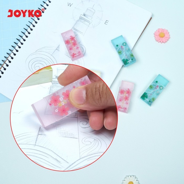

Penghapus Eraser Joyko ERT-128 Color Transparent