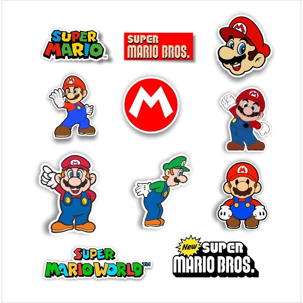 

Paket stiker TERBARU SUPERMARIO BROS Stiker Sticker Distro Black red blue Brand Case Phone logo Band Aesthetic Grosir Murah Pop Art Clothing Basic Daily Tumblr Laptop Motor Helm HP Casing Striping Label Merk Dinding Graftac Vinyl kualitas terbaik