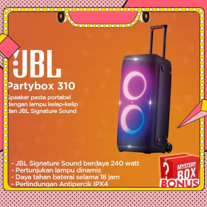 JBL Partybox 310 Portable Speaker Original - Partybox 310