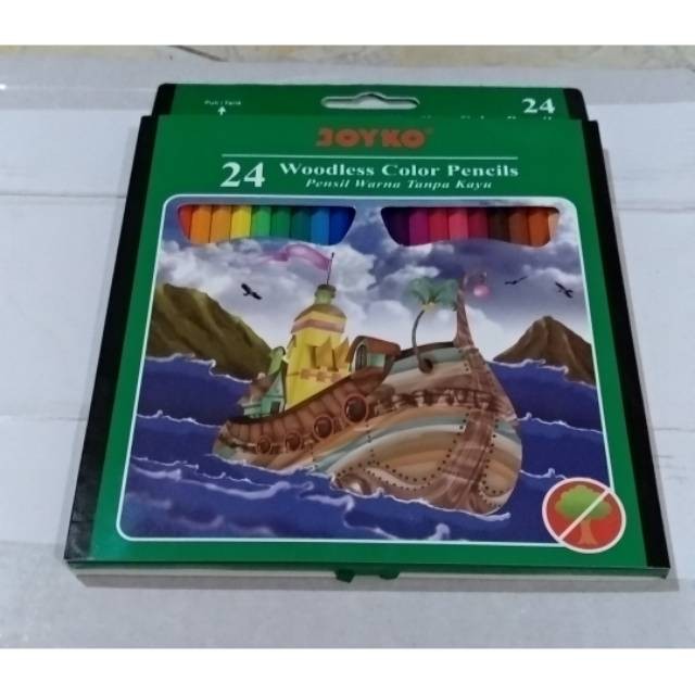 PENSIL WARNA PANJANG JOYCO 24