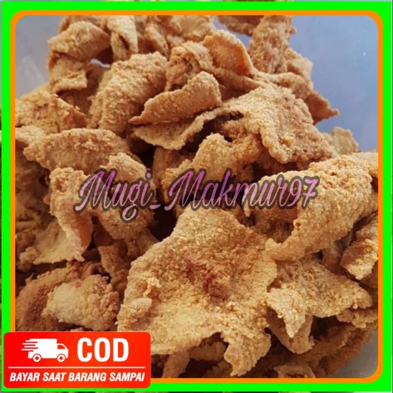 

kripik kulit ayam crispy 1KG