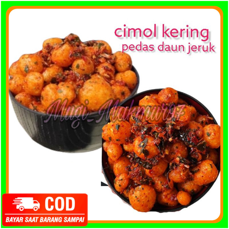 

cimol kering pedas daun jeruk 1kg /emplod/endog lewo