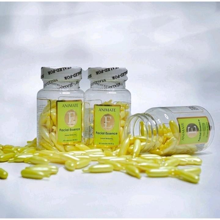 Kapsul Serum ANIMATE dengan Vitamin E untuk Wajah