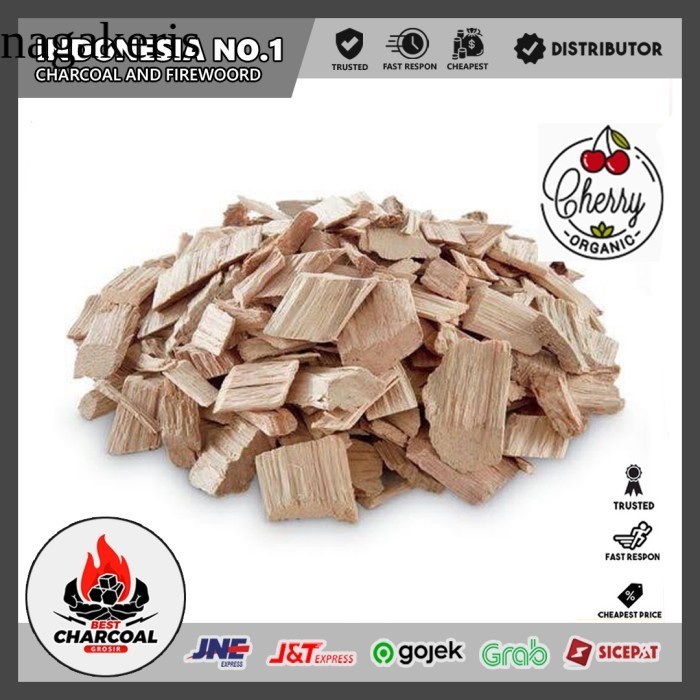 

Kayu Bakar Smoke Wood Chips 1Kg Apel Pellet Premium Quality - Wood Chips, Kayu Apel laris