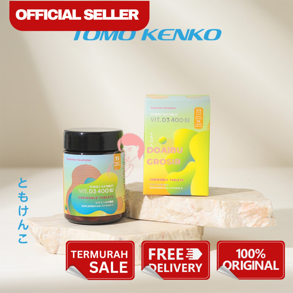 Tomo Kenko D3 400 IU Chewable (kunyah) High Quality
