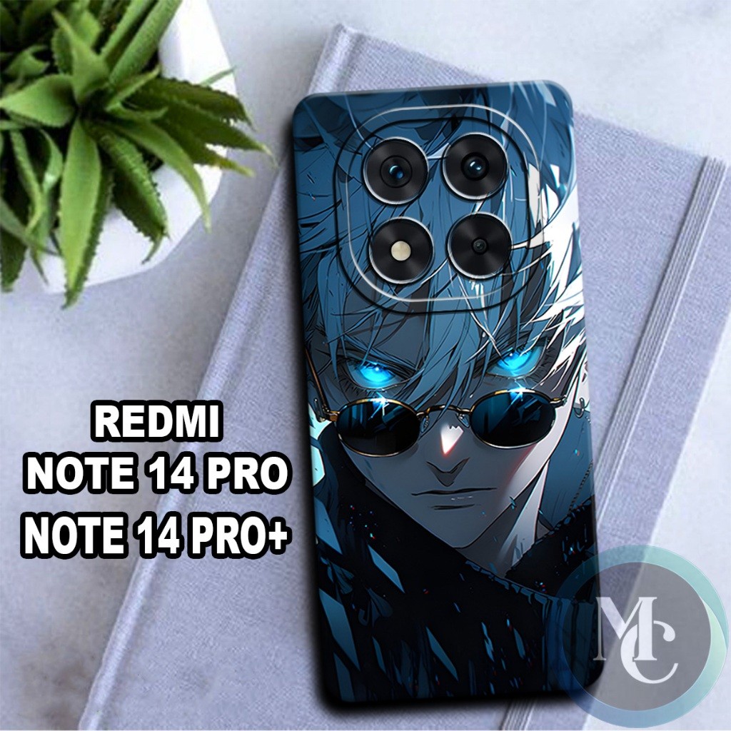 SKM8/Softcase karet lentur untuk Redmi note 14 pro dan pro+(plus)/Motif karakter anime jujutsu kaise