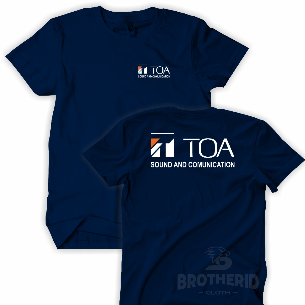 Kaos Speaker TOA Baju Speakers Audio Operator Sound System