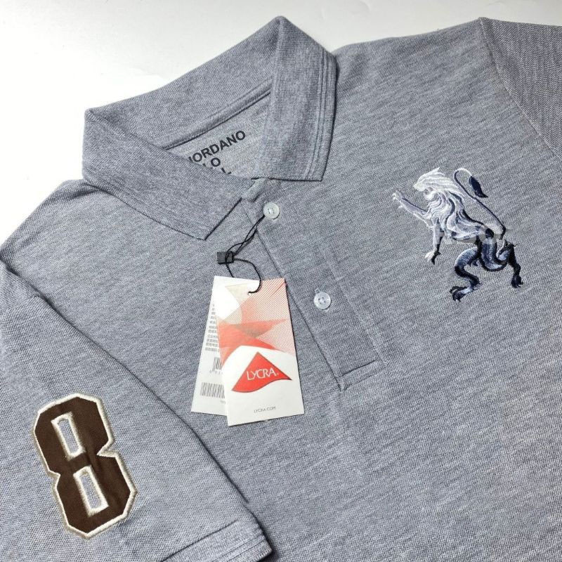 Kaos Polo Jumbo Pria M-4XL | Polo Shirt Polos Lengan Pendek Big Size | Warna Dusty Pink, Mocca, Navy