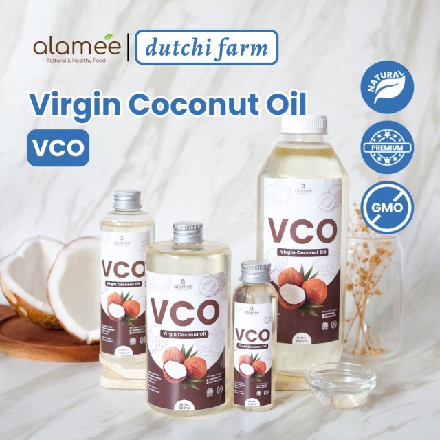 

ALAMEE Virgin Coconut Oil Minyak Kelapa Murni Extra VCO Asli Dapat Diminum Organik Masak Minum Dutchi Farm