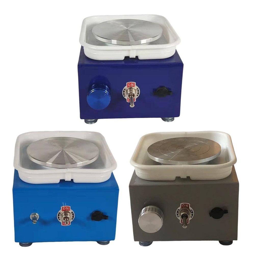 

Electric Pottery Wheel Clay Making Detachable Washable Basin Trimming crafts Machine for Kids School Teaching Home Use