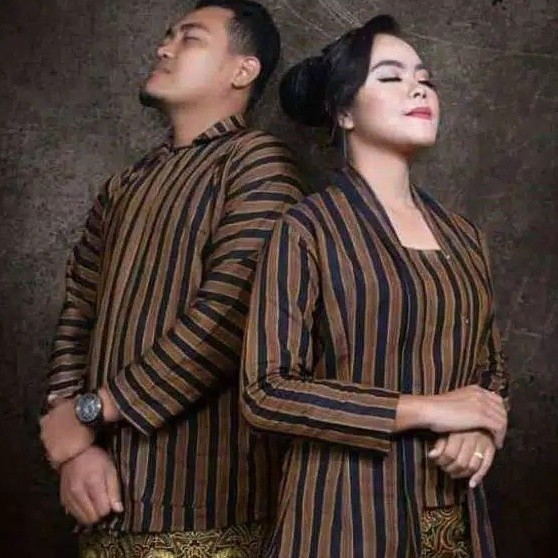 LURIK Baju Lurik Couple Surjan Kebaya Lurik Couple Lurik Sarimbit Baju Jawa Couple Baju Preweding Ad