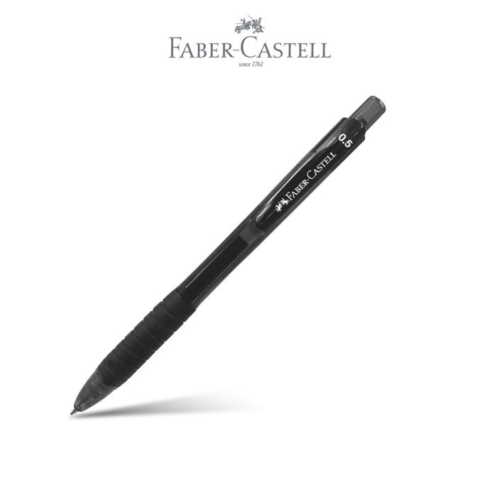 

Ballpoint Pen Faber-Castell Fast Gel Z Tip.05 dan 0.7 Hitam Satuan - 0.7