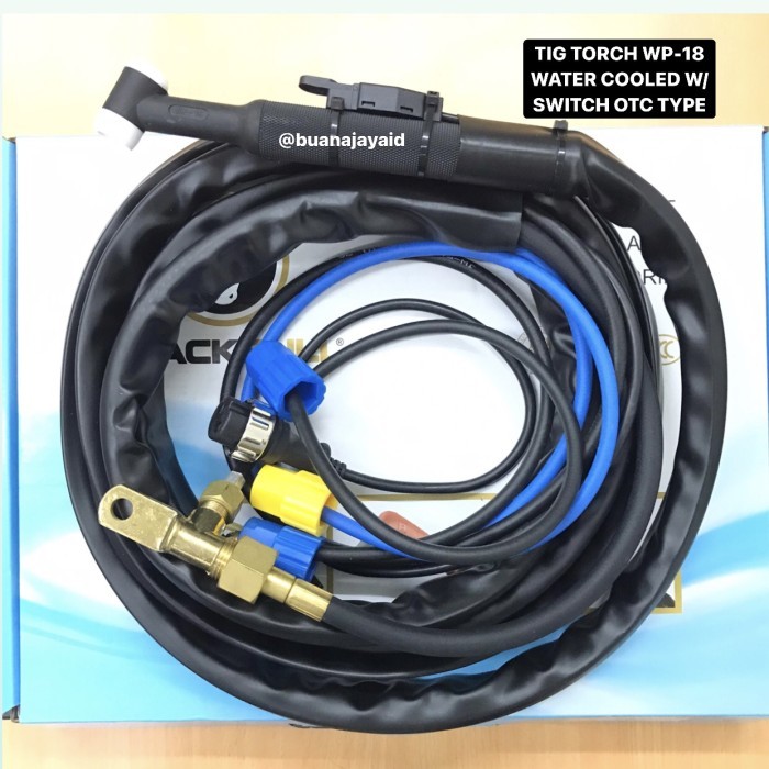 Tig Torch Stang Argon Tang Las Argon WP-18 Panjang Kabel 4 meter OTC