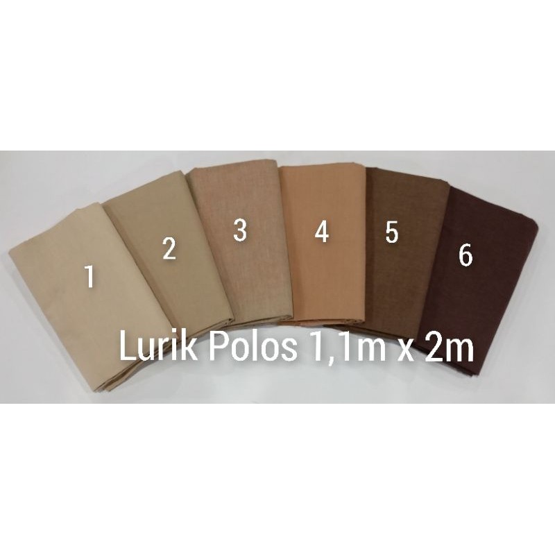 LURIK Kain Lurik Tenun Polos Murah 2m