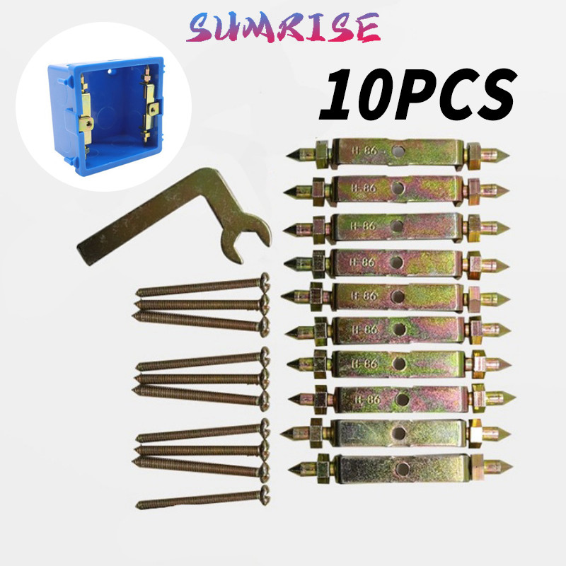 Ready 86mm Baut Sakelar Dinding  Wadah Sekrup Baut Sakelar Dinding Kit Perbaikan Sekrup Kotak Persim