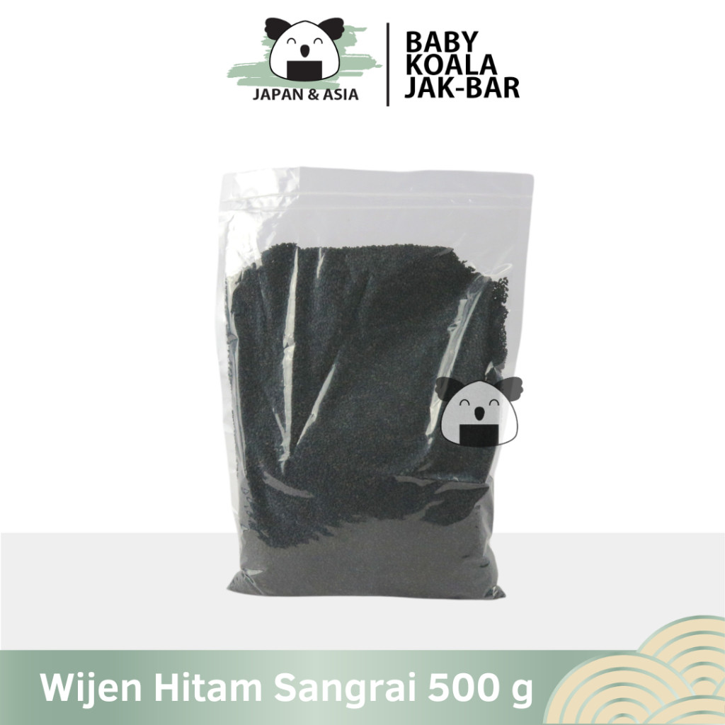 

Hiroking Biji Wijen Hitam Sangrai 500 g Halal │ Roasted Black Sesame Seed for Sushi Ramen-BKJ
