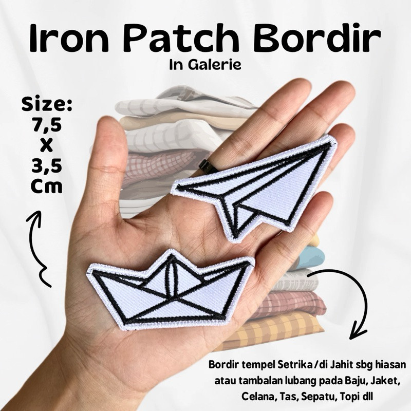 Bordir ( LGSNG SETRIKA BSA DIJAHIT ) BORDIR TEMPEL KARAKTER EMBLEM BORDIRAN IRON PATCH BORDIL BORDIL