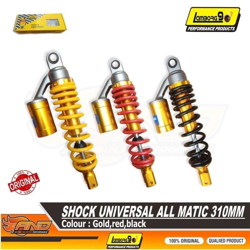 (Promo)Shockbreakers Gog Model Yss Tabung Matic Shock Lamborg Tabung atas Single Shock 310mm-330mm B