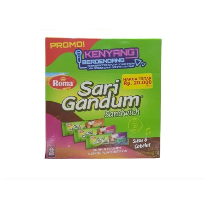 

ROMA SARI GANDUM BOX ISI 12 PCS