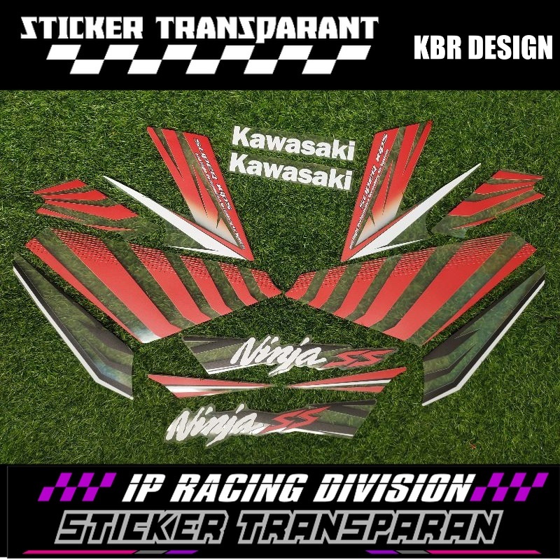 STRIPING STICKER NINJA SS NINJA R CUSTOM TRANSPARAN