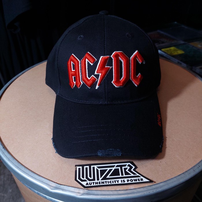 Topi / Baseball Cap Official ACDC - RED LOGO Original