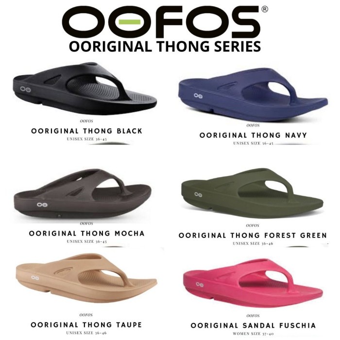 Sandal Oofos Thong Series