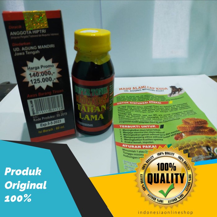 

PROMO BINTANG SUPER TONIK 6X ORIGINAL Madu / Jamu / Obat Tahan Lama-Kuat Herbal Pri SIAP ANTAR