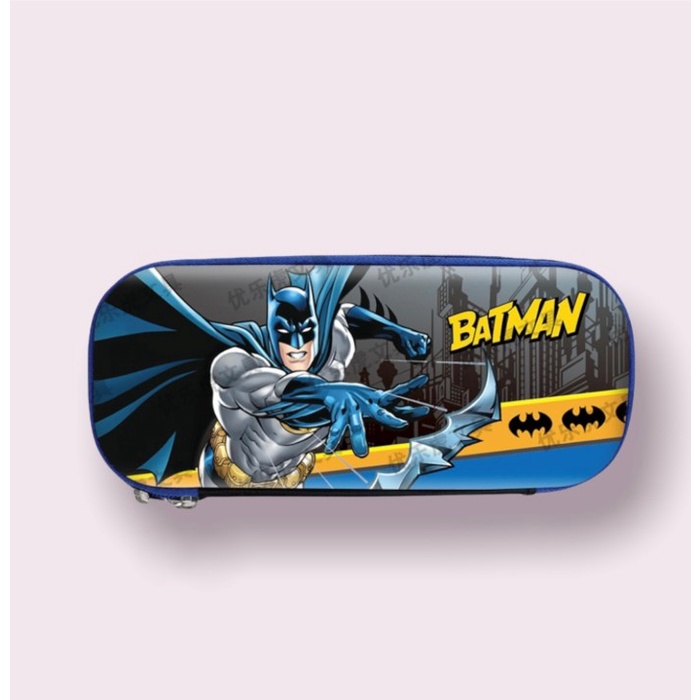 

[New] Tempat Kotak Pensil Tepak 3D Timbul Hardtop Pencil Case Motif Mobil - Batman