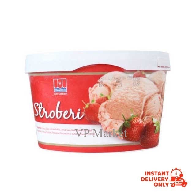 

DIAMOND ICE CREAM STRAWBERRY REGULER 700ML