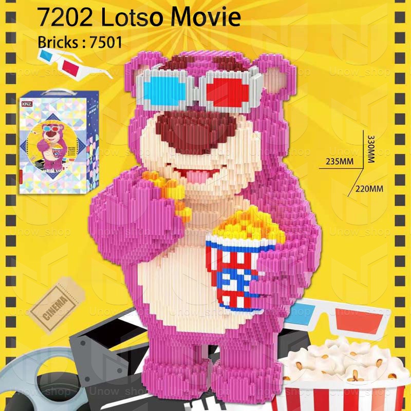 Nano Block LARGE LOTSO & PANDA Series| Bricks education Nano Block