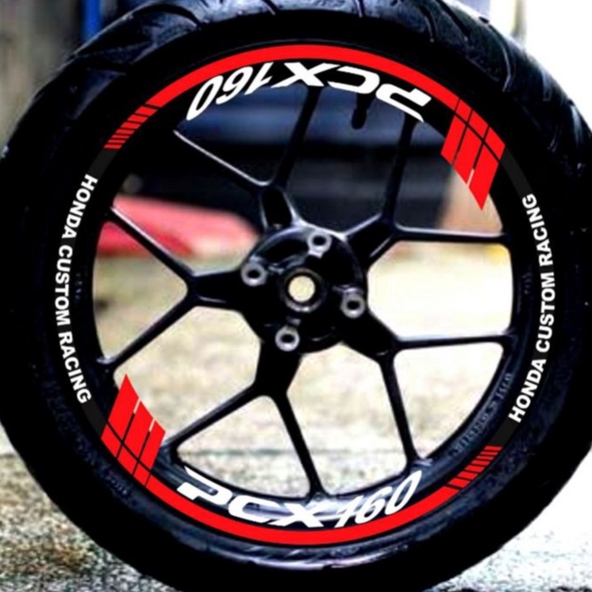 (COD) stiker cutting list velg honda pcx 160 sticker cutting pcx 2021.
