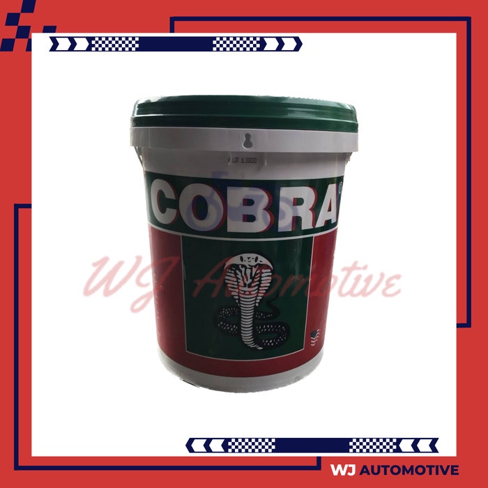 Cobra Grease Chassis Pail Hijau 15 kg Minyak Gemuk No 3 Cobra 15kg Stempet Pail Pel