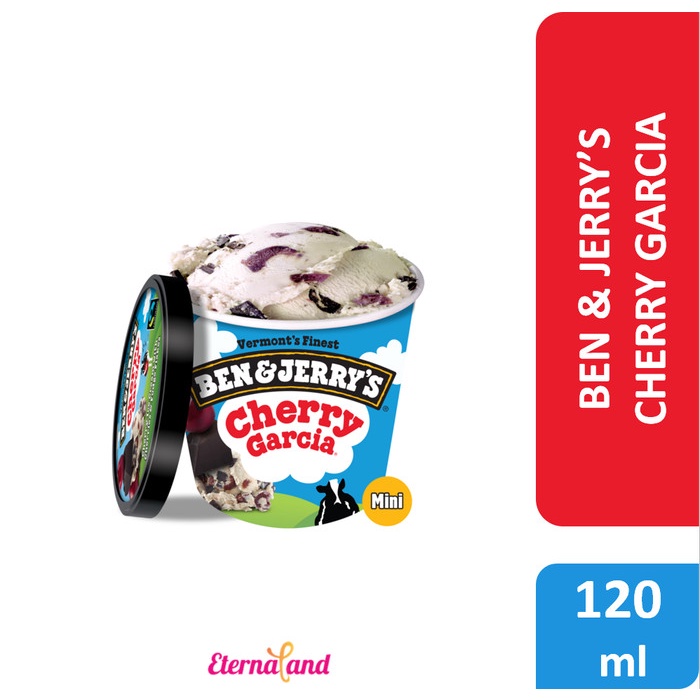 

Ben & Jerry Cherry Garcia Ice Cream Mini 4fl oz - es krim ben n jerry